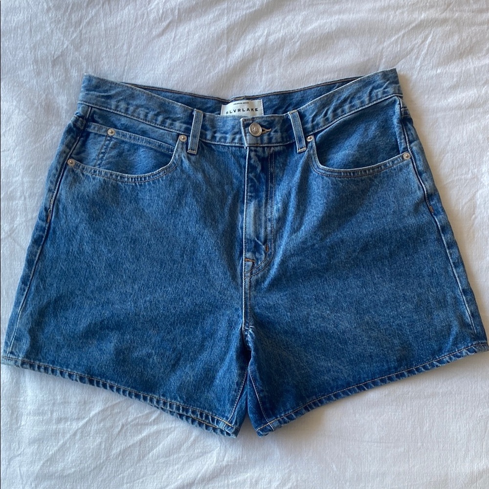SLVRLAKE Size 31 Blue Denim Zoe Shorts